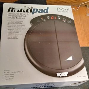 Multipad electronic drum and percussion pad sound
